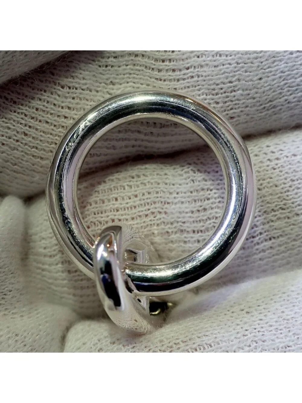Hermes Chaine D'ancre GM Bracelet 925 Silver 15 Links